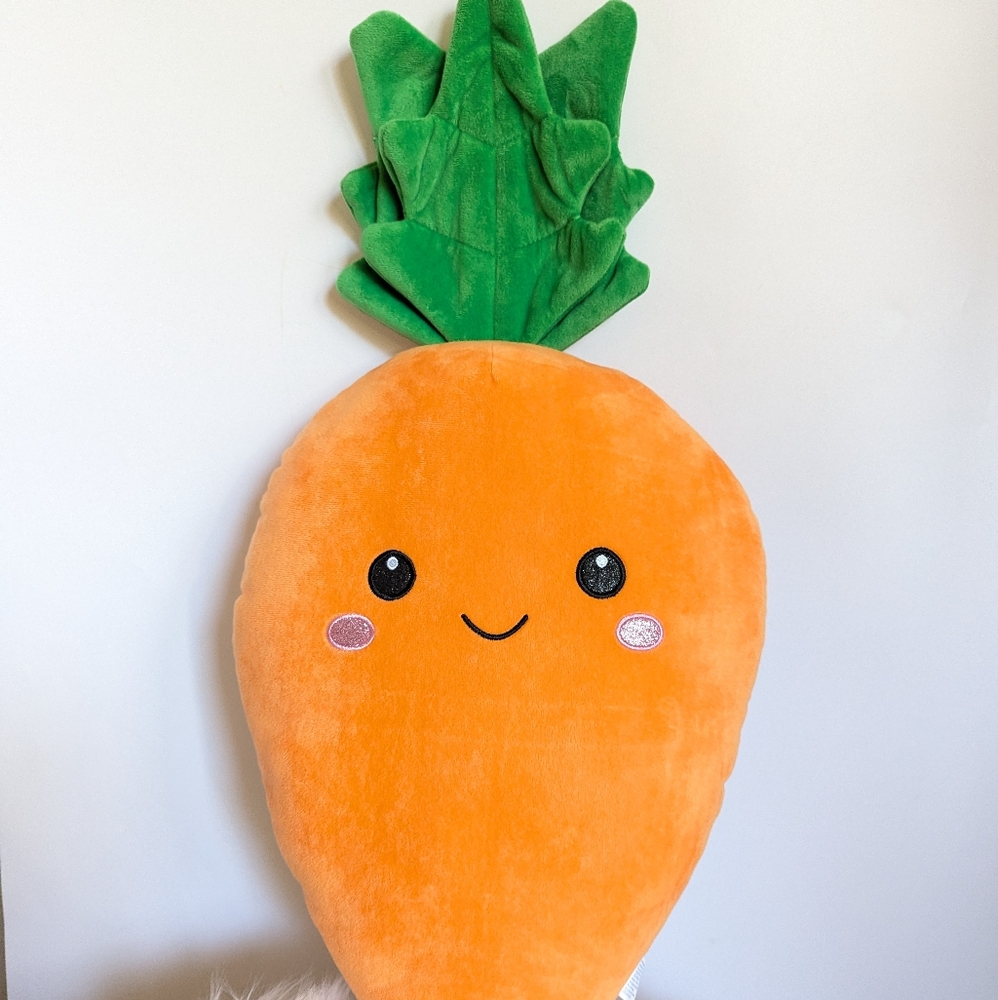 Carrot Plush Pillow 22"